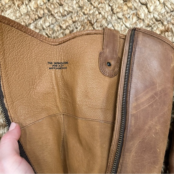 FRYE Melissa Inside Zip Boot COGNAC 7.5 - Picture 13 of 16